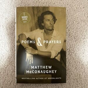 Poems & Prayers by Matthew McConaughey Signed Edition